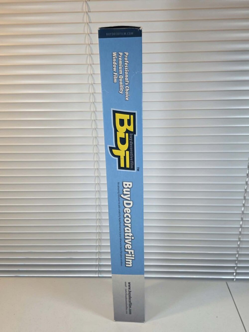 BDF S05 SILVER WINDOW FILM MIRROR PRIVACY SILVER 5 VERY DARK 24" X 24' NEW